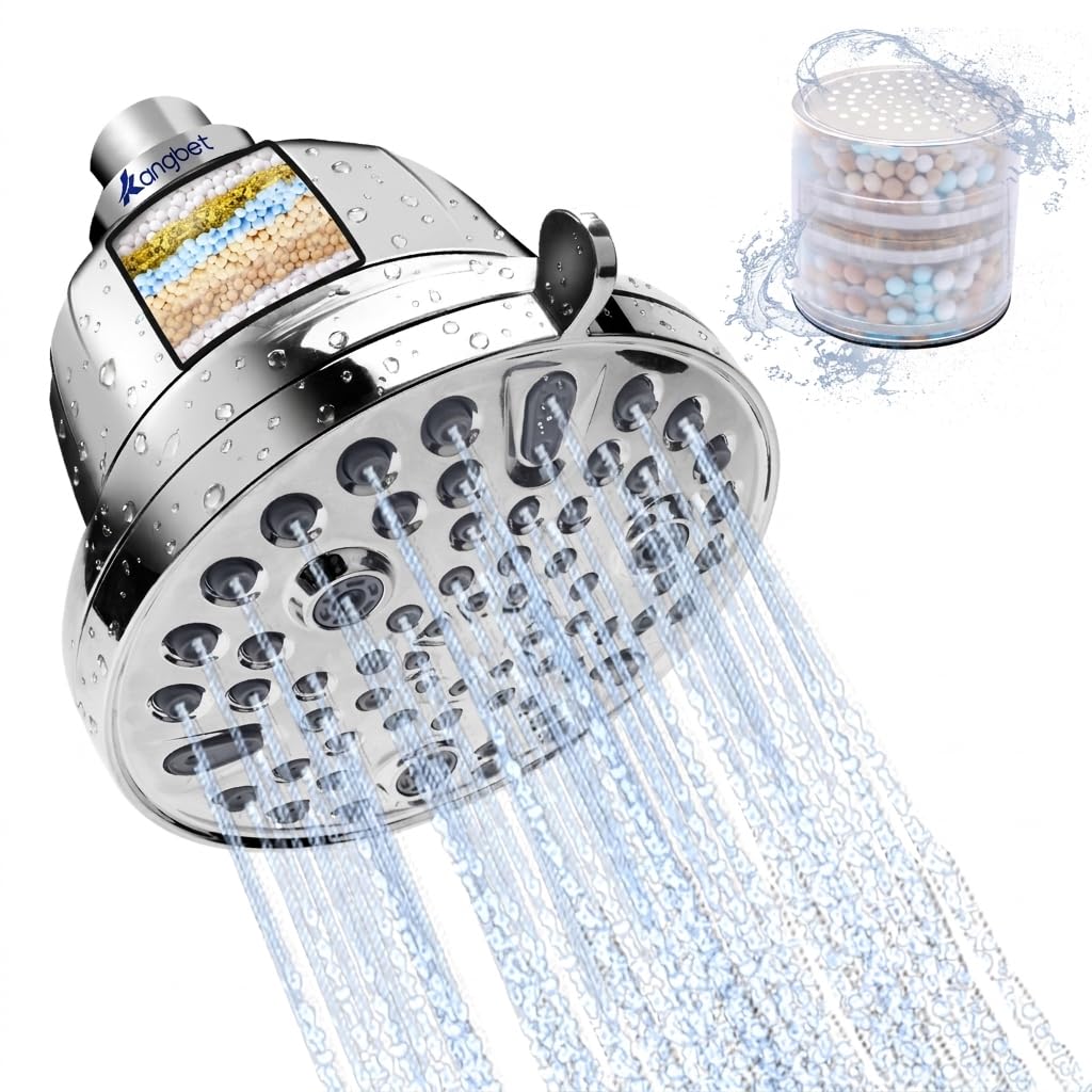 Filtered Shower Head (4.7 Inch-2.5GPM)