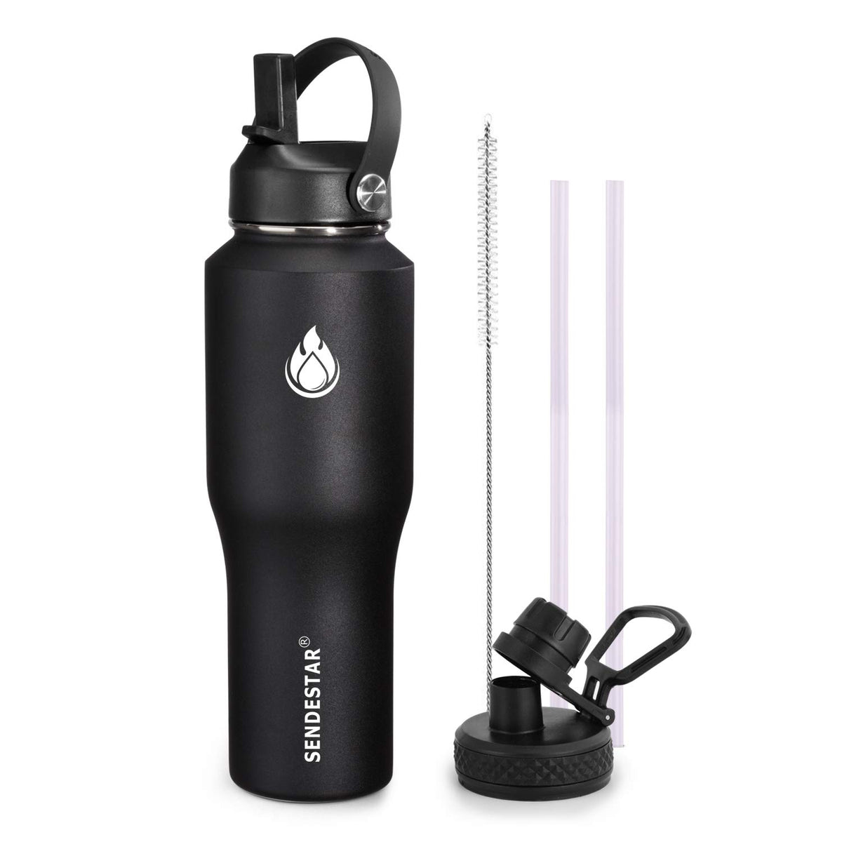 Water Bottle 32oz (Black / 32 Ounces)