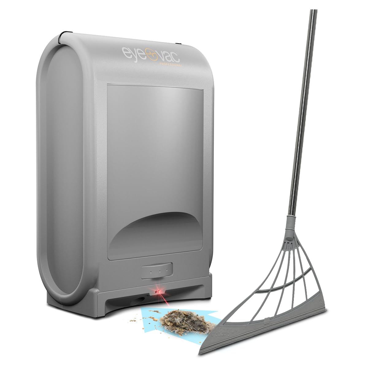 EyeVac Pro & Squeegee Broom Bundle (Silver)