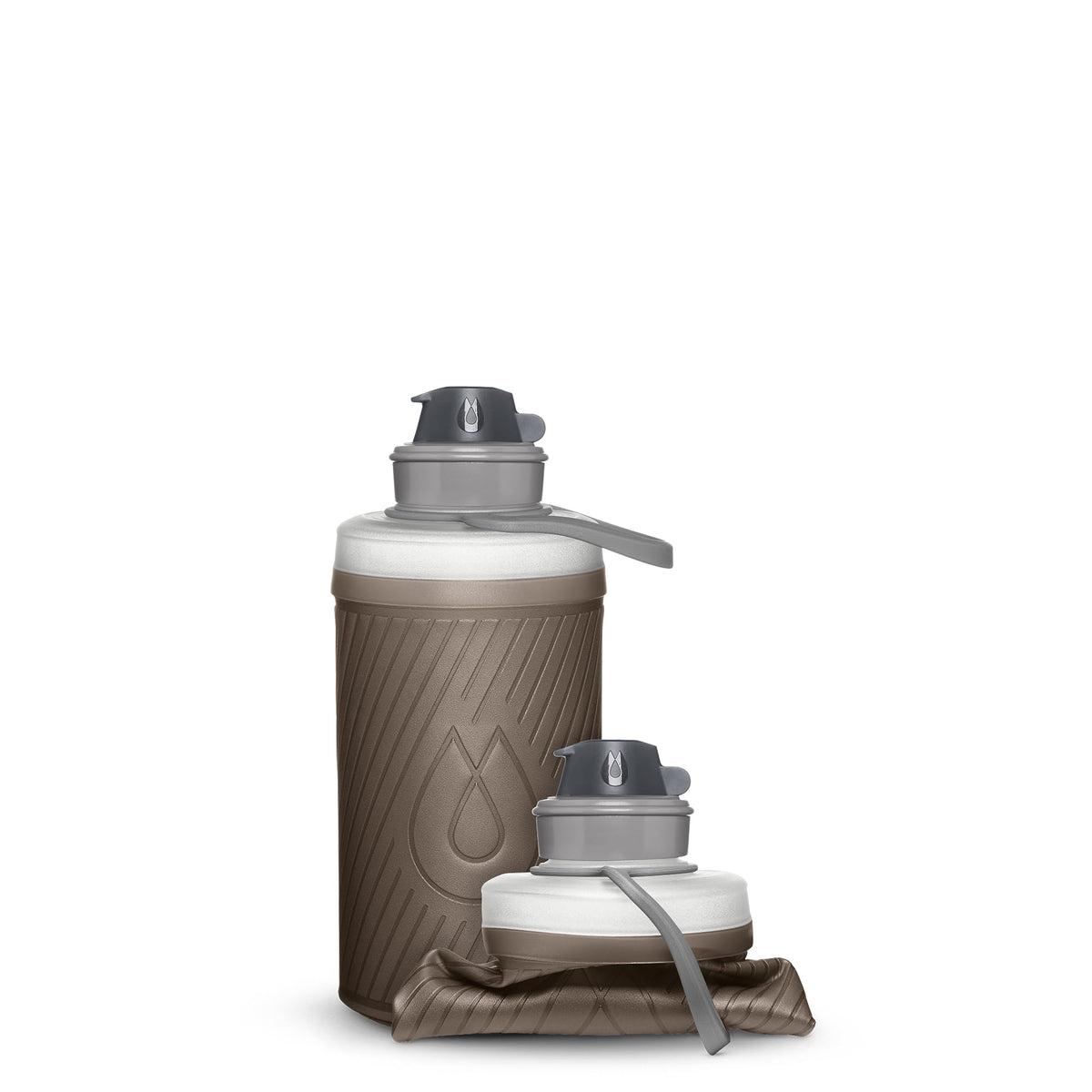 Flux Collapsible Backpacking Water Bottle (750ml/25oz / Mammoth Grey)