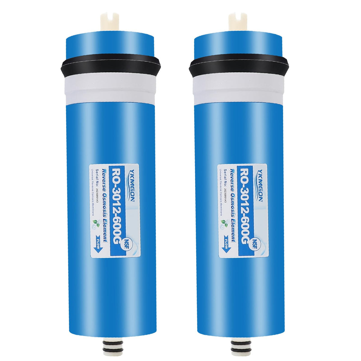 2Pack 600 GPD 3.0"x12" Reverse Osmosis Membrane Element (600G / 2 PACK without housing)