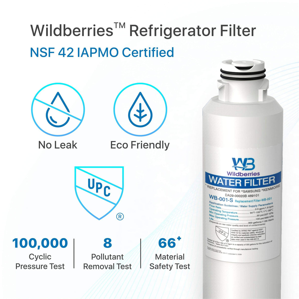 RS25J500DSR AA Replacement for Samsung Refrigerator Water Filter Compatible with Samsung RS25J500DSR