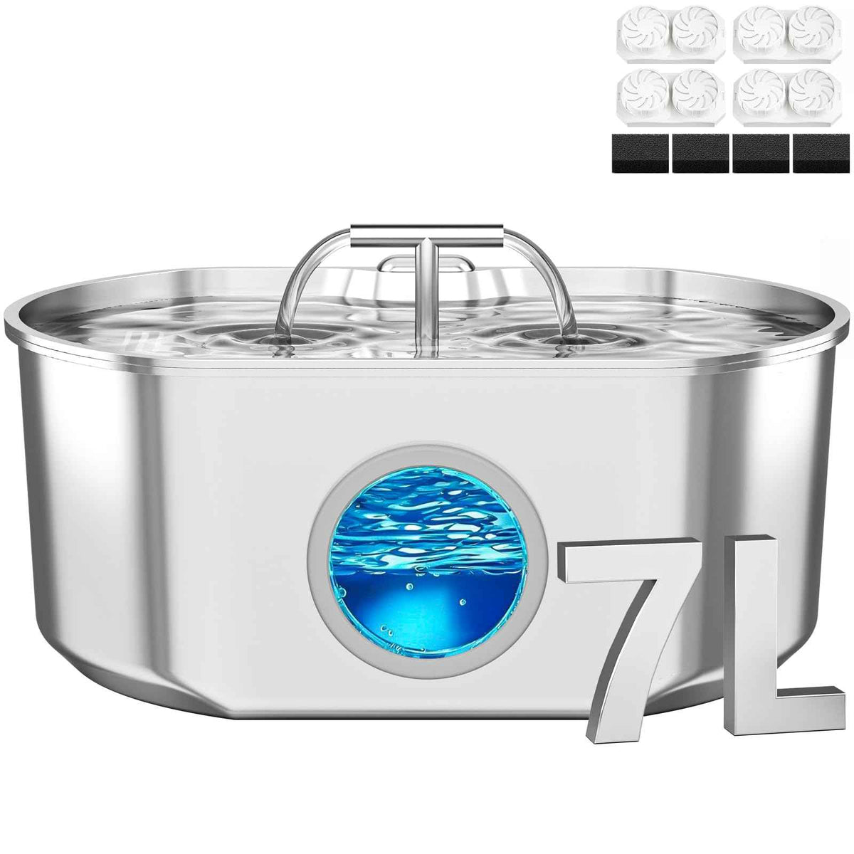 Cat Water Fountain Stainless Steel