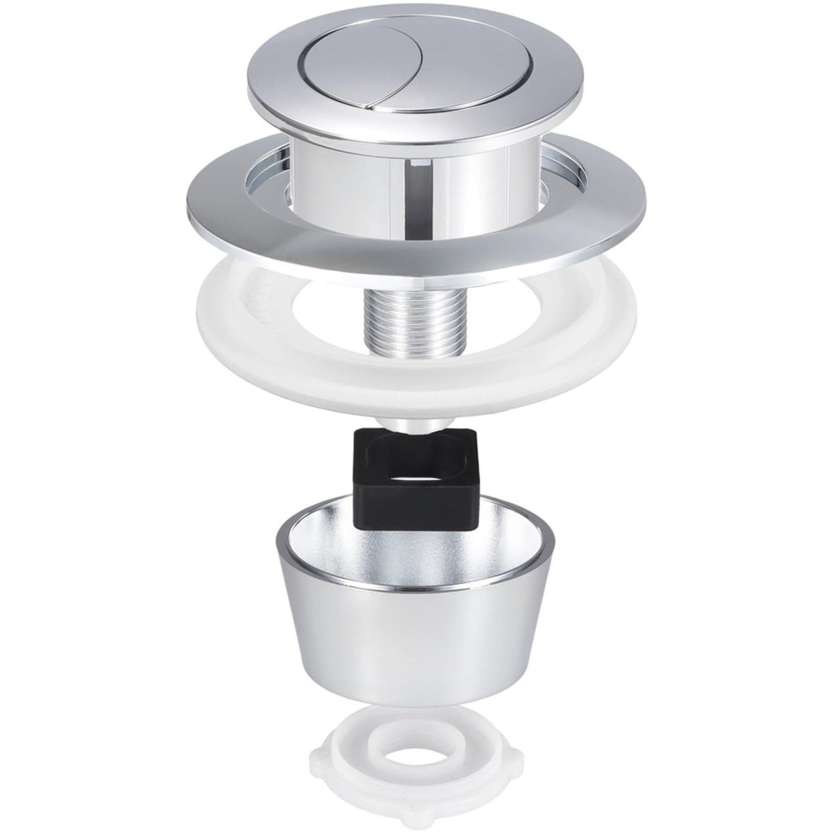 Toilet Push Button Replacement 2Pcs Dual Flush Push Button Toilet Cistern Replacement 20mm 40mm 50mm 60mm Aperture Push Button Toilet Flush Button Toilet Acc (Color05)