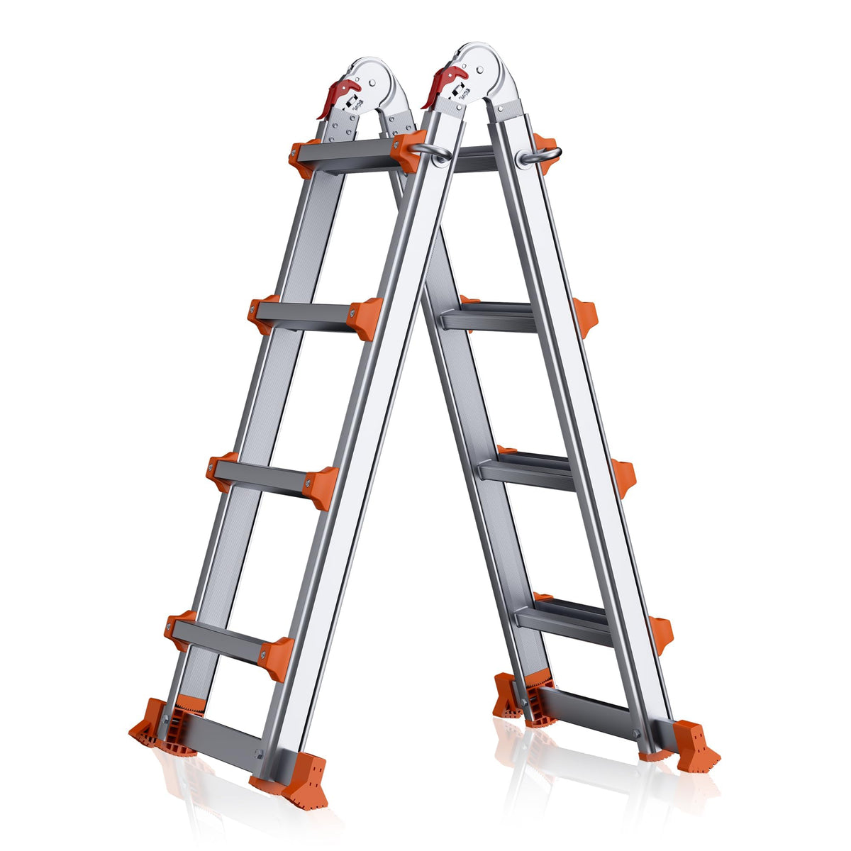 A Frame Ladder (Orange / 14FT)