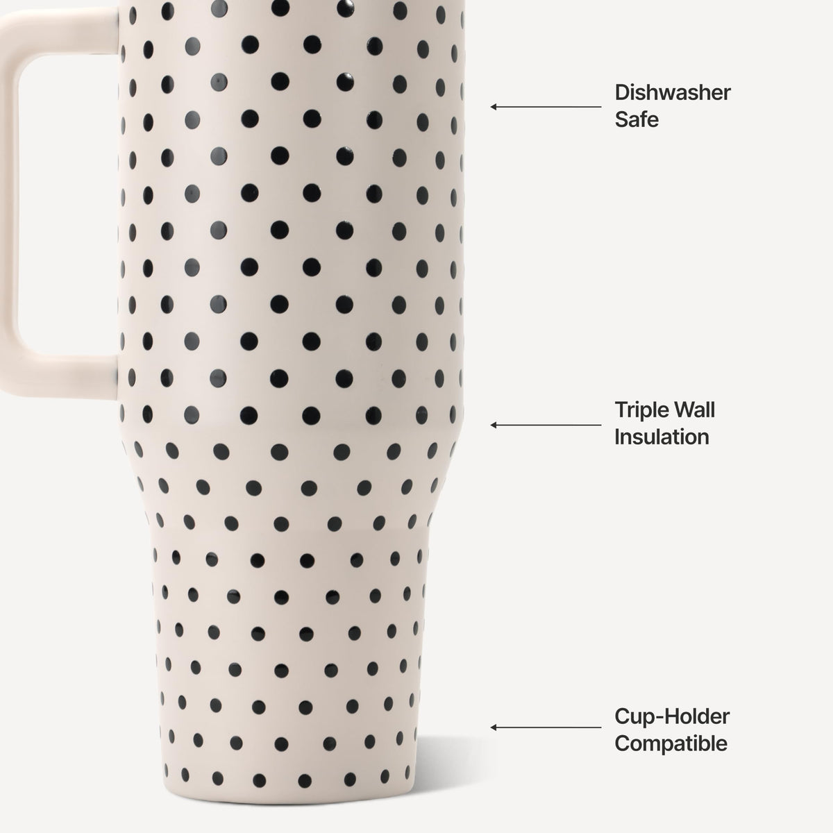 Polka Dot Traveler 32oz (French Vanilla / 32 Ounces)