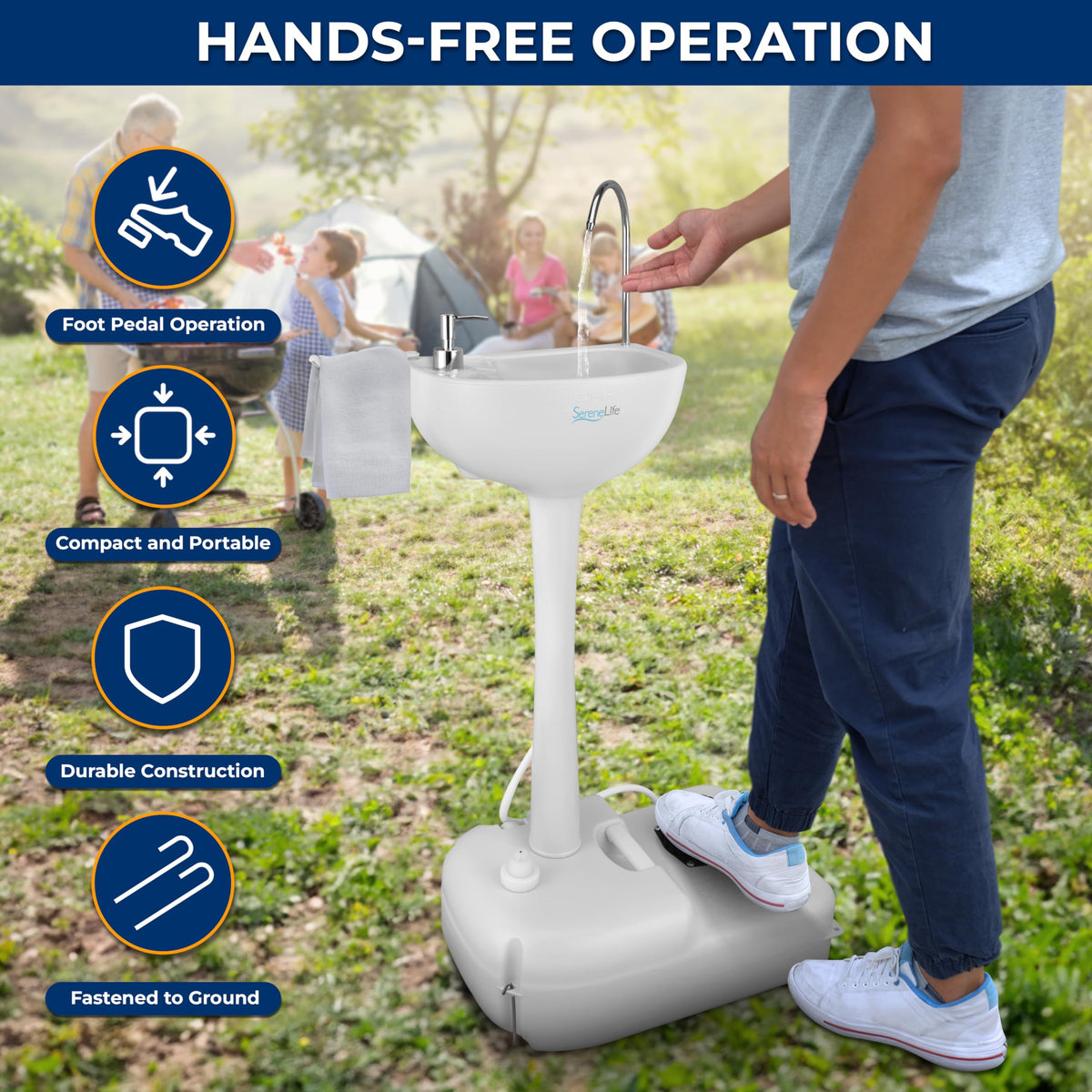 Portable Hand Wash Sink Station (5 Gal)