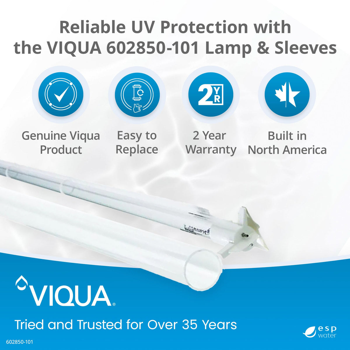 602850 101 UV Lamp and Sleeve Kit