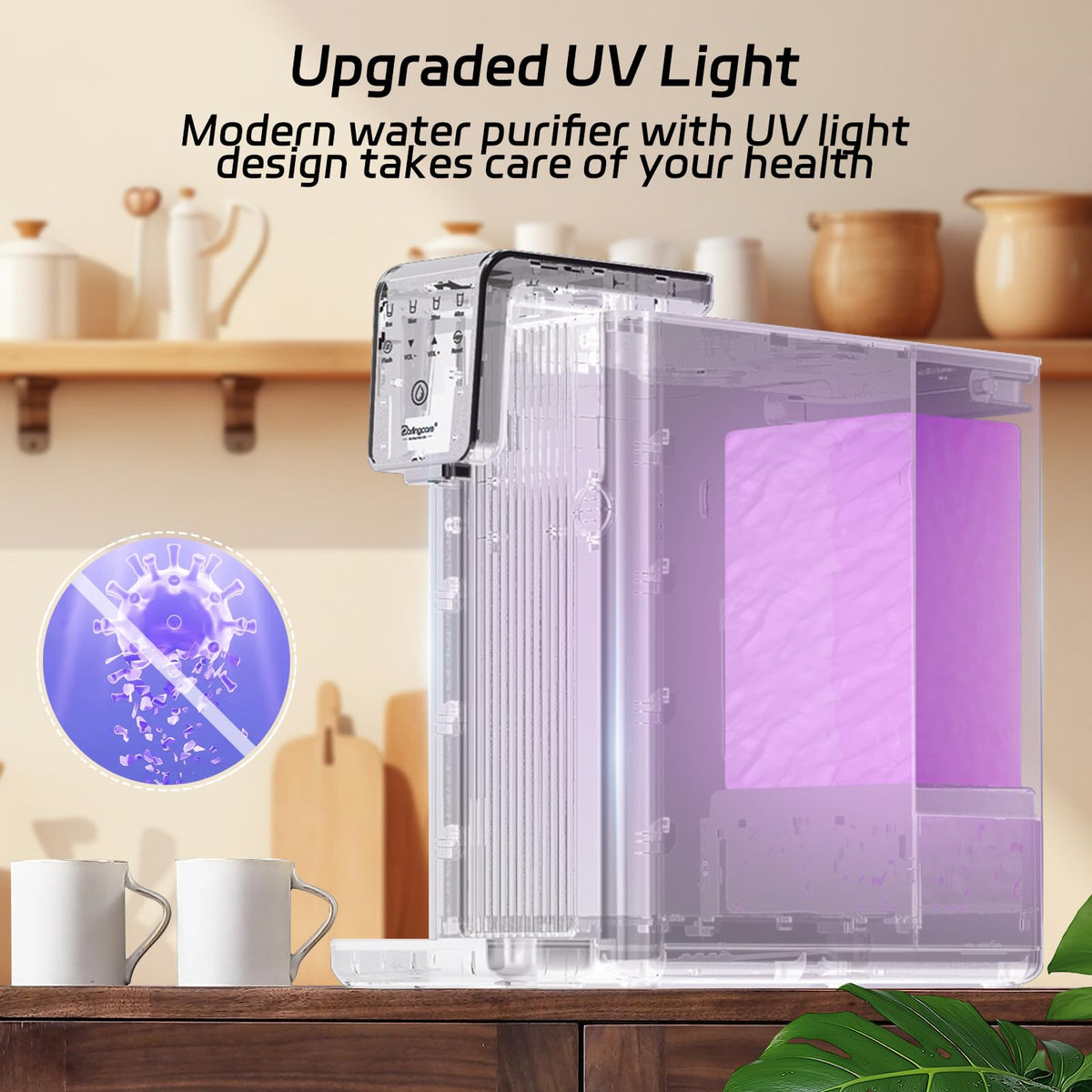 Reverse Osmosis Water Filter Countertop (Grey)