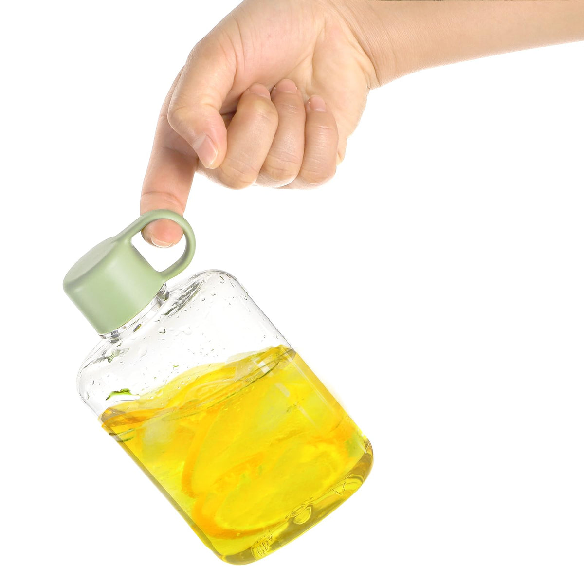 2 Pack Portable Flat Water Bottle