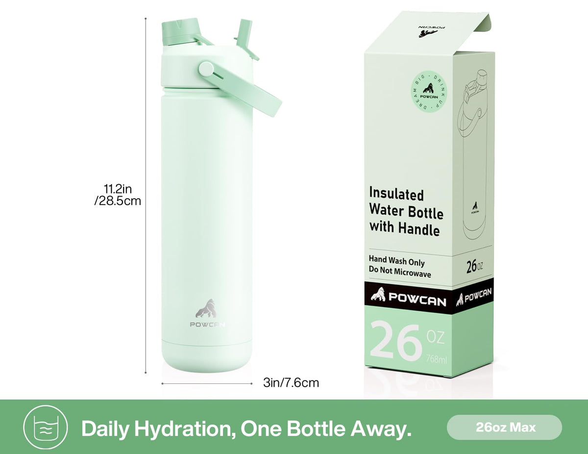 26 oz Insulated Water Bottle (Avocado Grove / 26 Ounces)