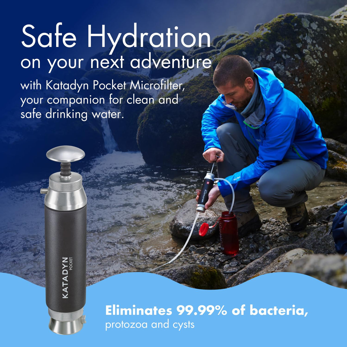 Pocket Ceramic Hand Pump Water Filter
