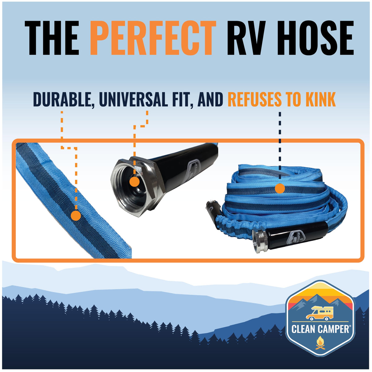 RV Drinking Water Hose & Water Filter Bundle