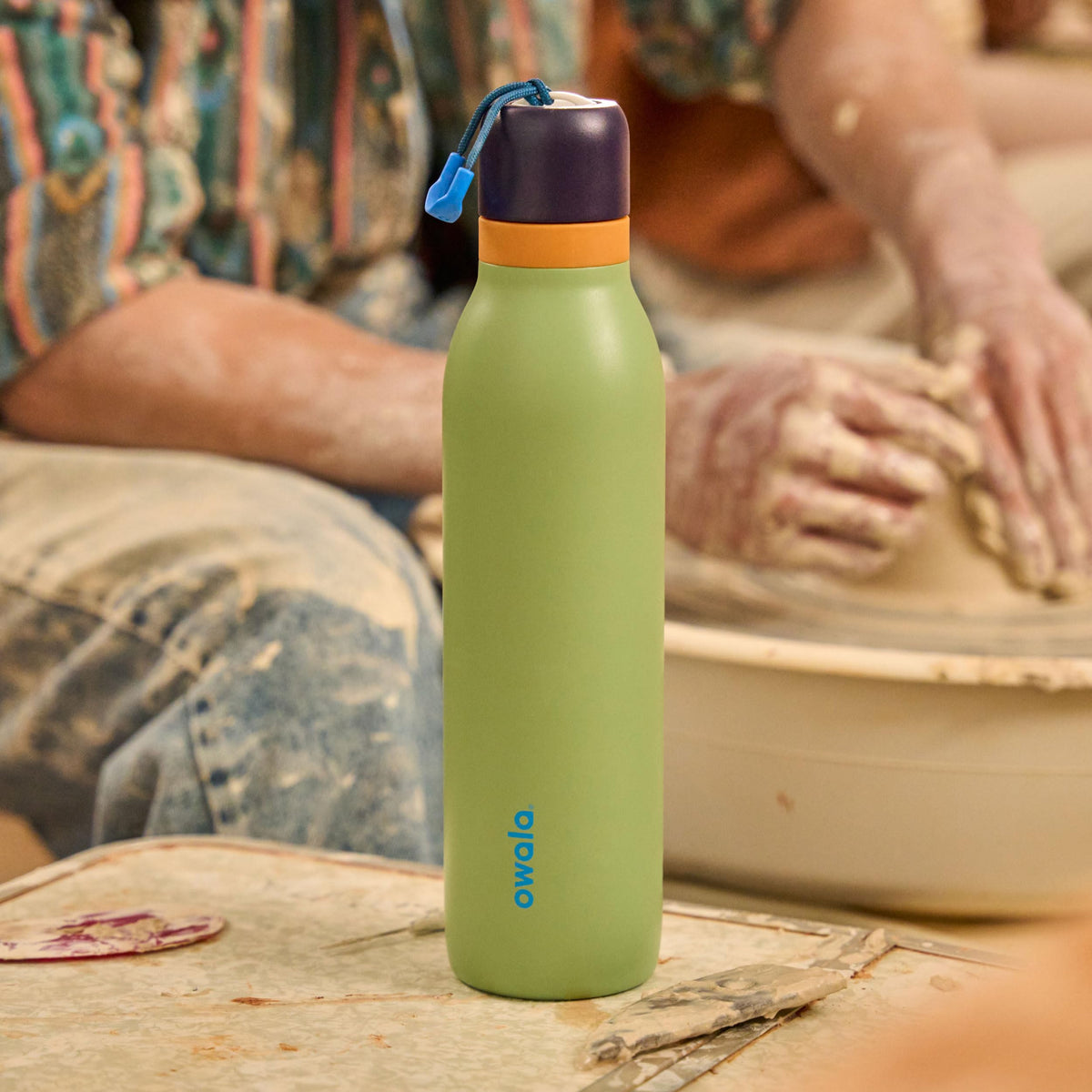 FreeSip Twist Stainless Steel Water Bottle 24 oz Camo Cool (Camo Cool / 24 Ounces)