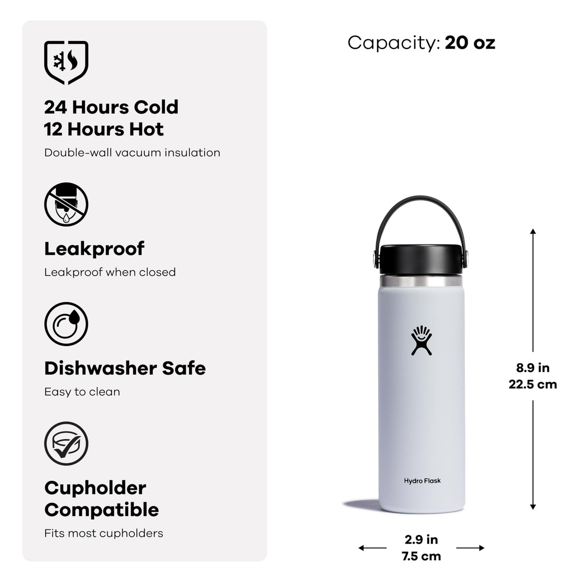 Water Bottle Insulated Stainless Steel (Trillium)