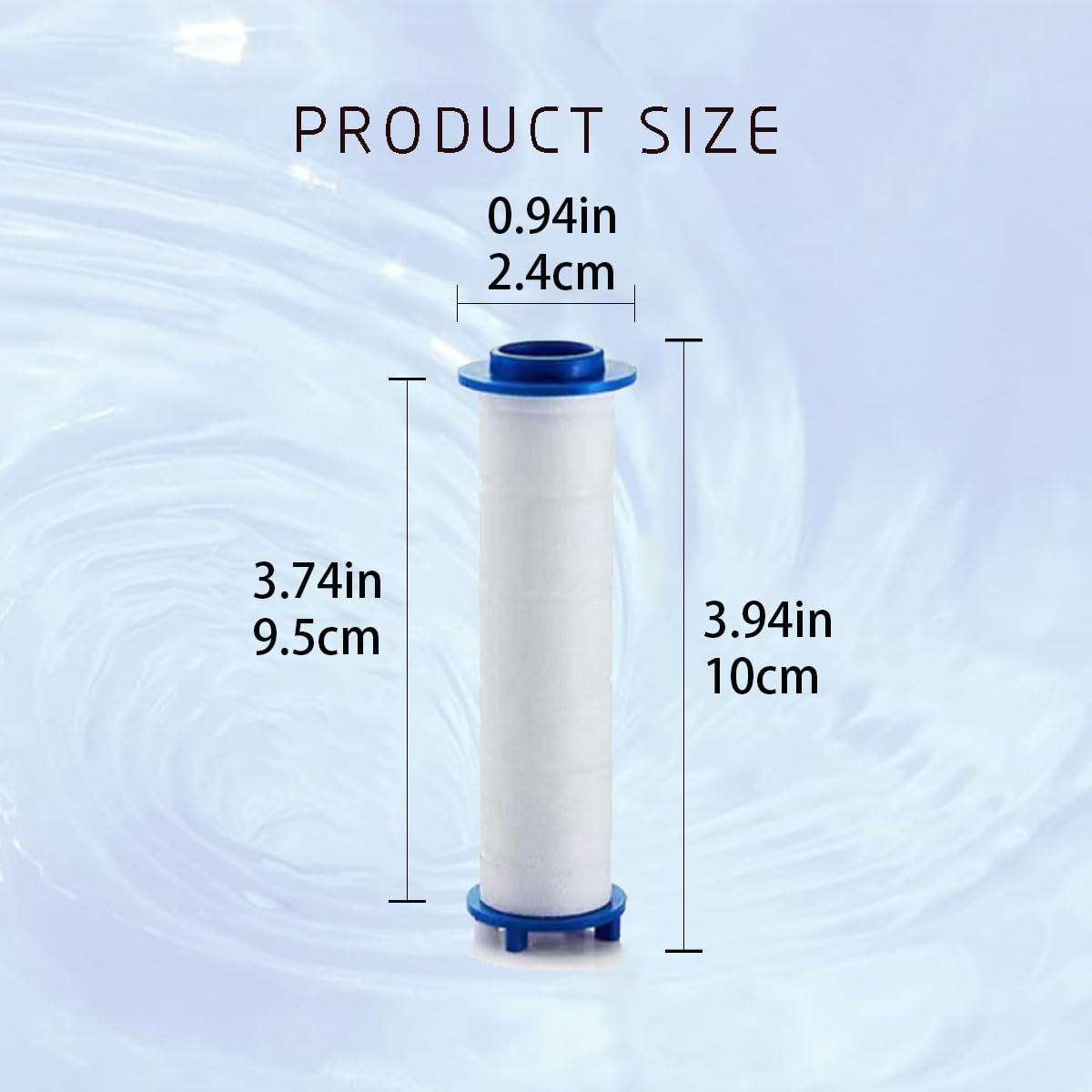 10 20 Pcs ShowerHead Filters (3.94in/10cm / A10*pc)
