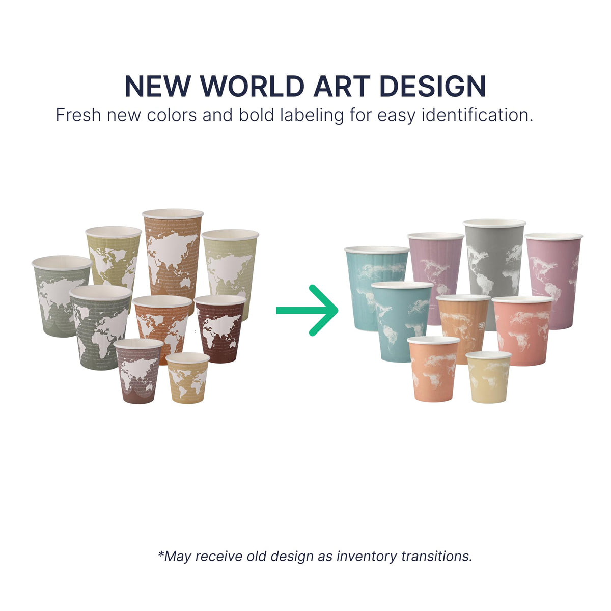 World Art Disposable Espresso Coffee Cups (4 oz)