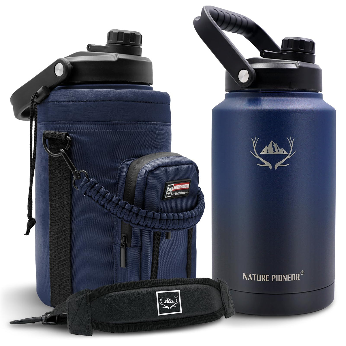1 Gallon 128oz (Navy Blue / 128 Ounces)