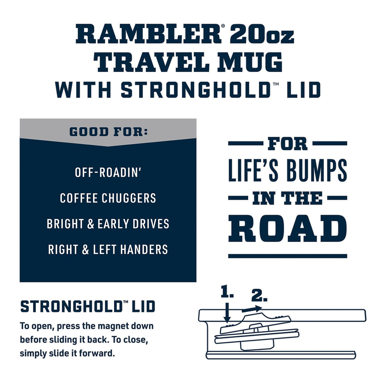 Rambler 20 oz Travel Mug (Chartreuse)