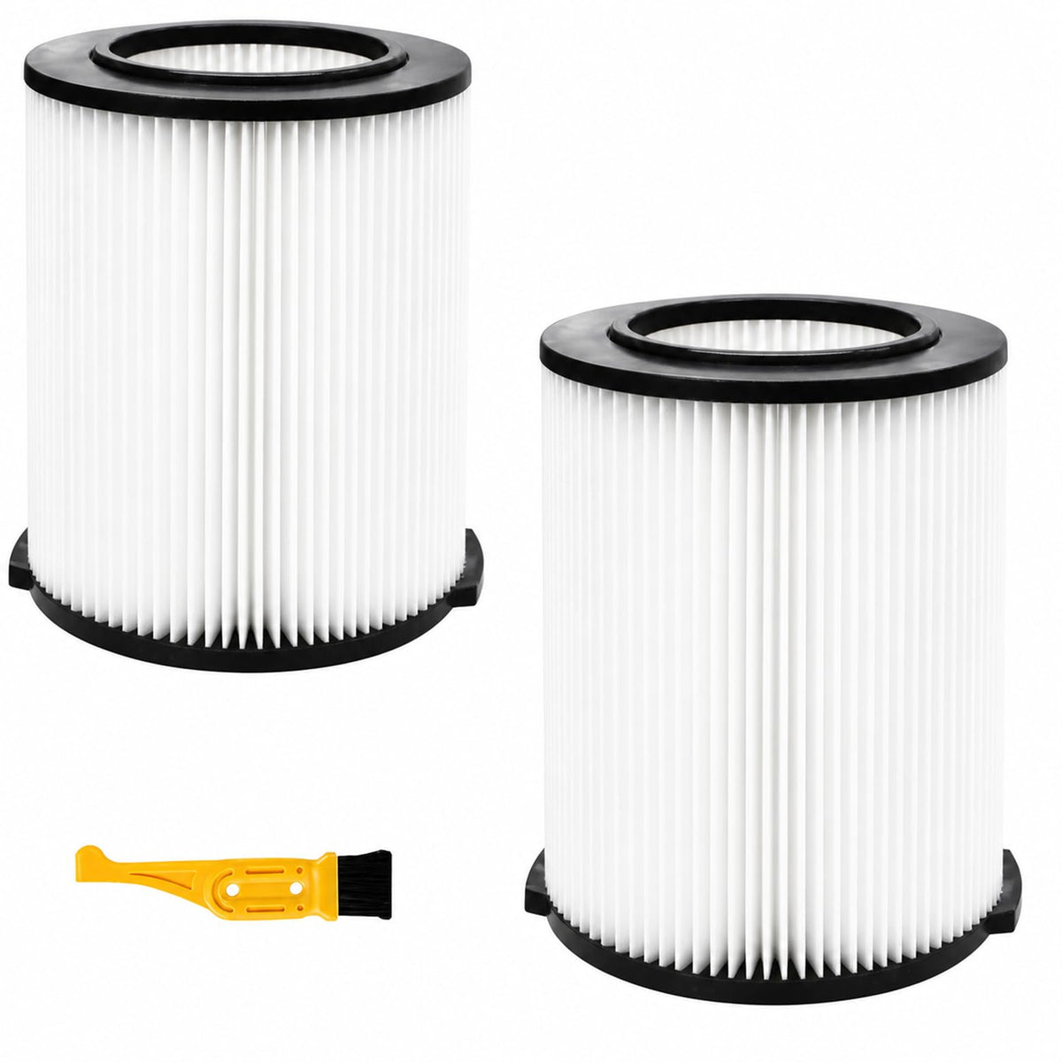 VF4000 Replacement Filters for Ridgid Shop Vac 72947 Wet (M 2 Pcs Filters / White VF4000)