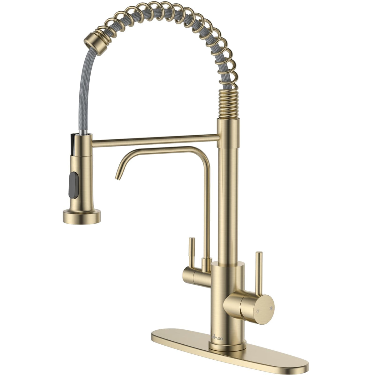 3 Way Gold Kitchen Faucet with Water Filter (260-Gold)