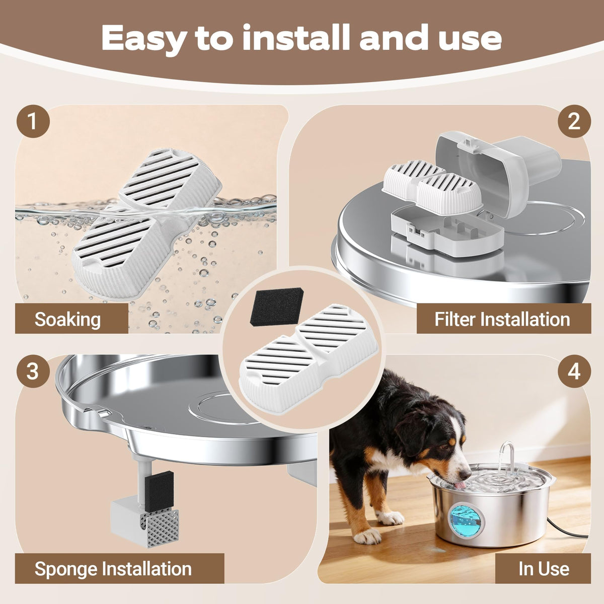Pet Water Fountain Filters