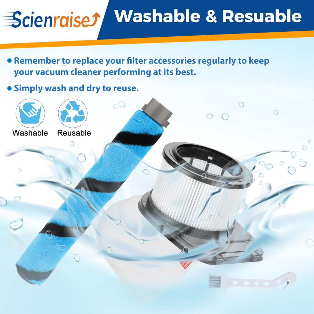 IZ662H Filter Replacement Kit Compatible with shark IZ662H