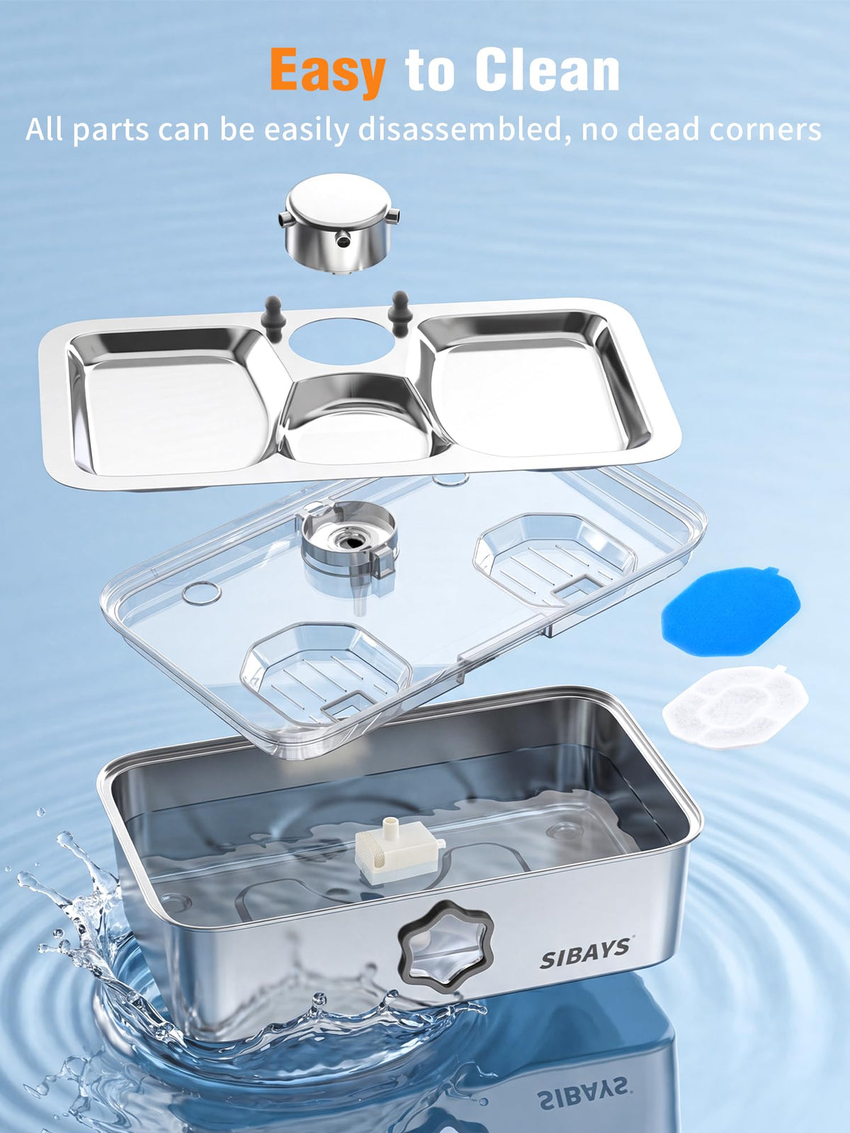 4.5Gal Dog Water Fountain