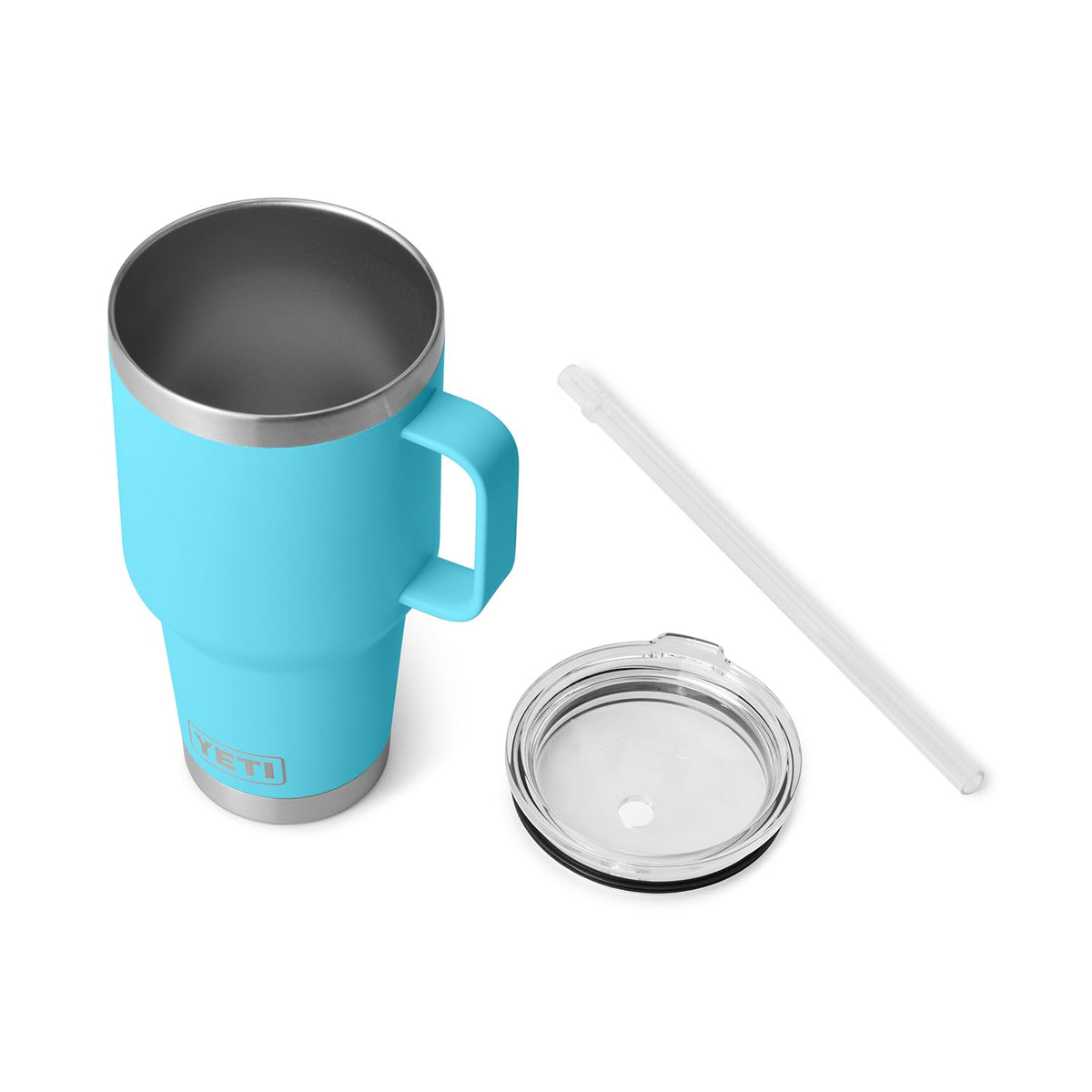 Rambler 35 oz Straw Mug (Reef Blue / 35 Ounces)