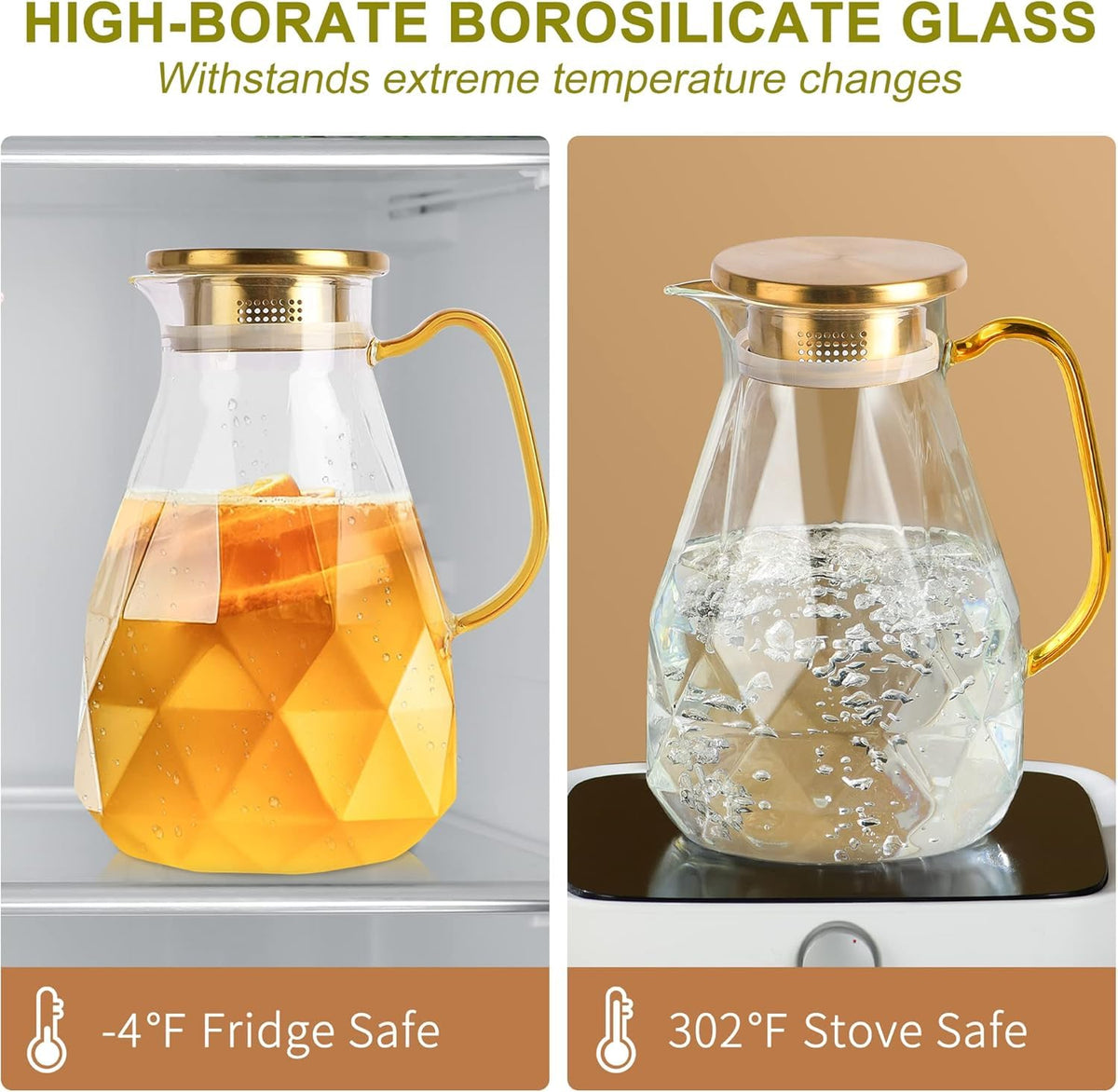 Glass Pitcher (74.7 ounces)