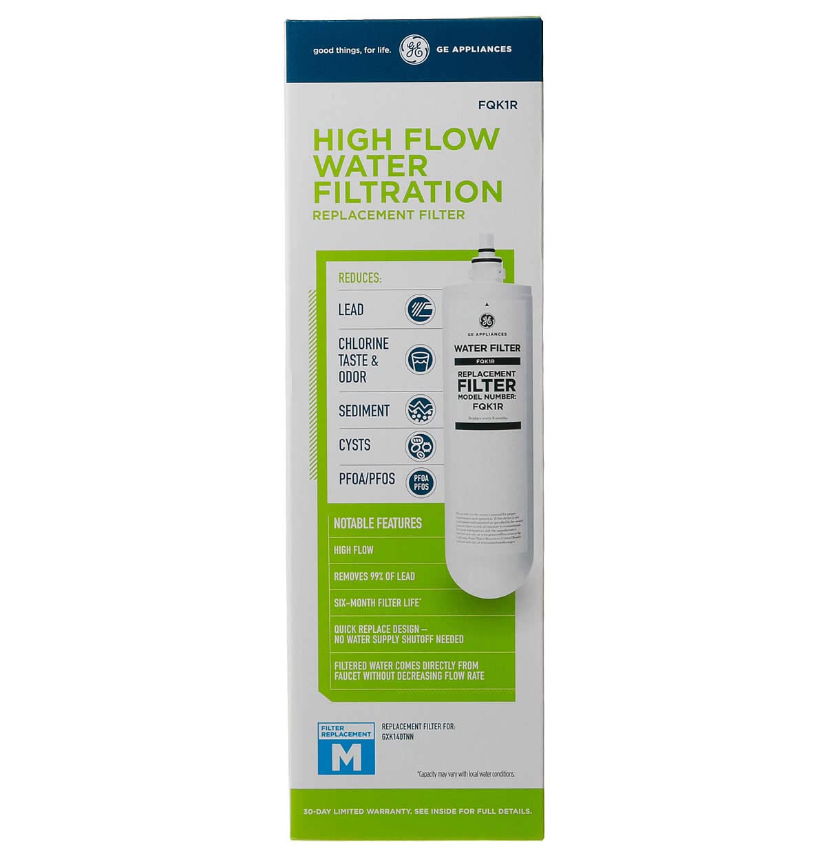 Single Stage Under Sink Replacement Filter (1 Count (Pack of 1) / FQK1R)