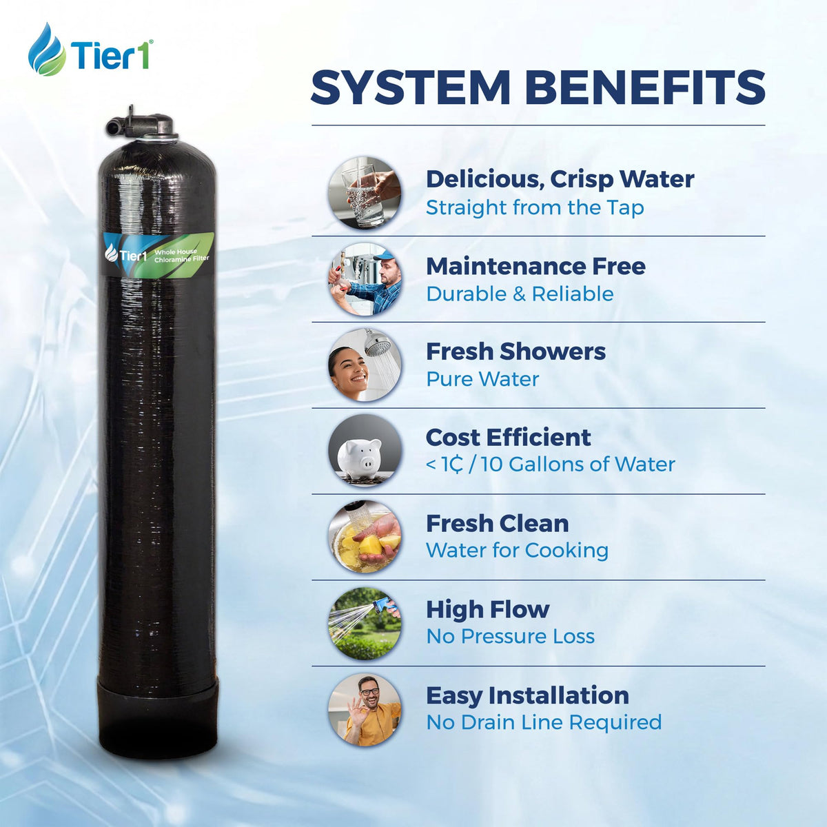 Whole House Chloramine Water Filter System (450,000 Gallons / Chloramine Filter)