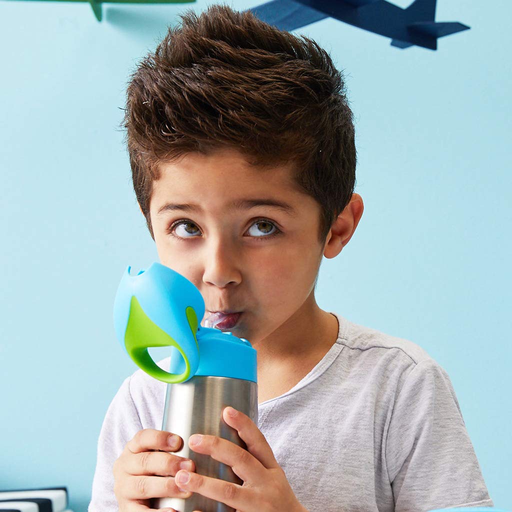 Insulated Water Bottle for Kids (Blue Slate / 17 Ounces)
