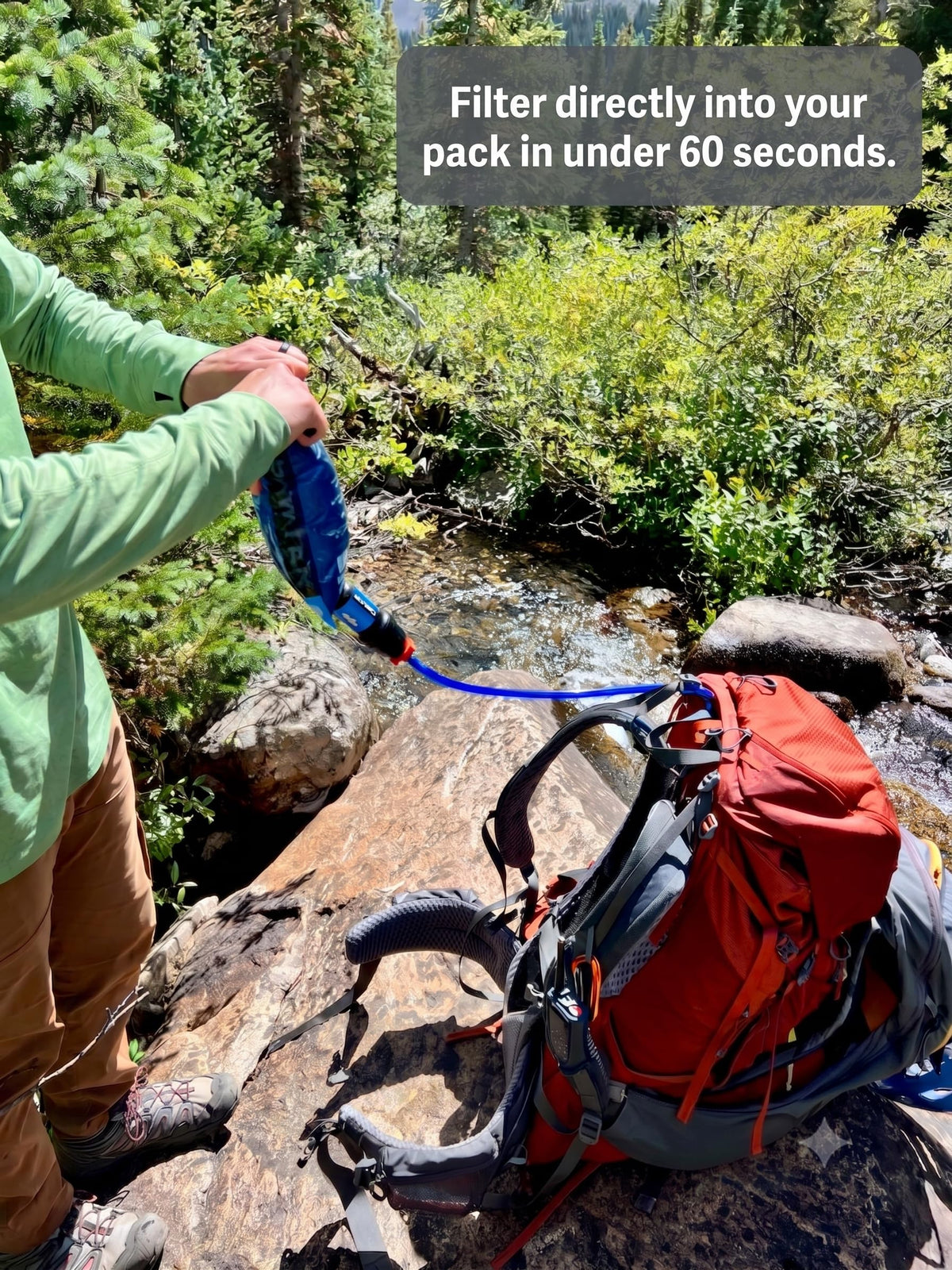 Hydration Bladder Adapter for Sawyer Squeeze Water Filters