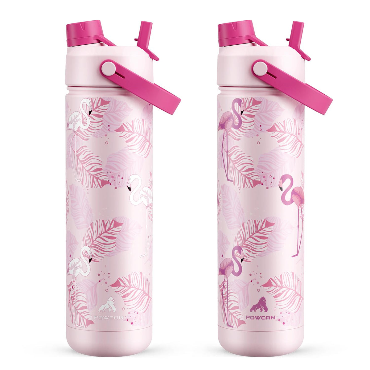 26 oz Insulated Water Bottle (Sun-Kissed Flamingo (UV-Activated) / 26 Ounces)