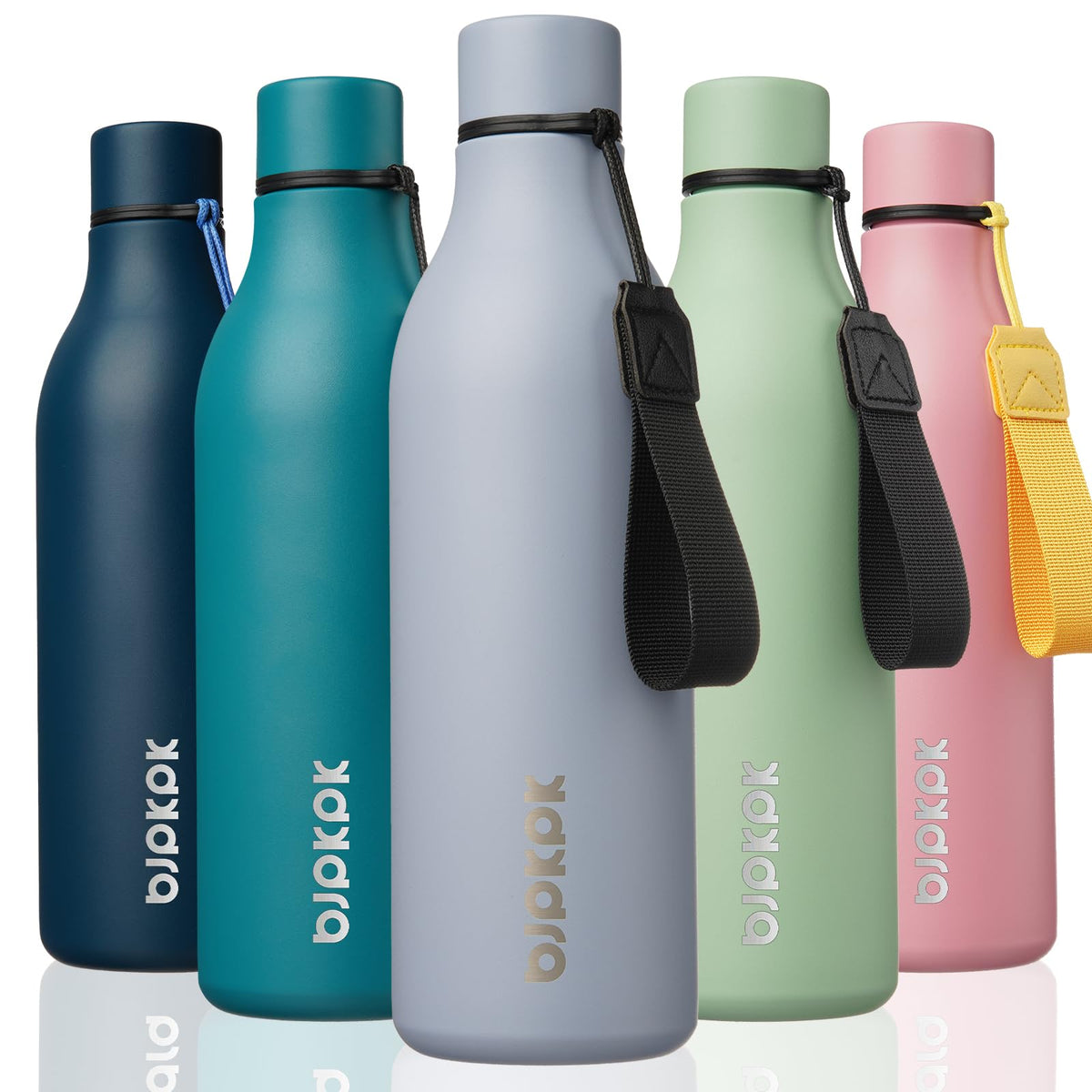 25oz Insulated Water Bottle (Mist Grey / 25 Ounces / 25oz)