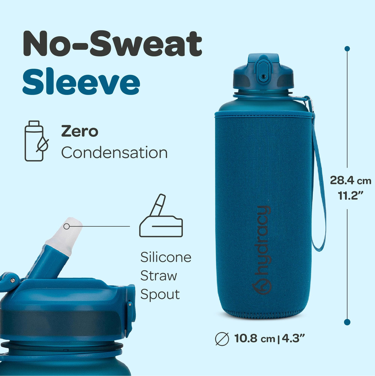 2L Large Water Bottle (Midnight Blue / 64 oz)