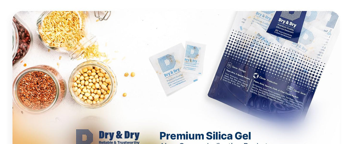 1 Gram [500 Packets] Orange Indicating Silica Gel Packets Desiccants Silica Packets (1 Gram)