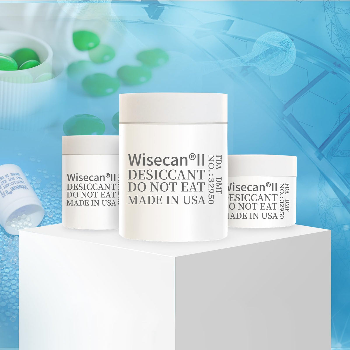 3 Gram 250 Pack Silica Gel Canister (3G-250PACK)