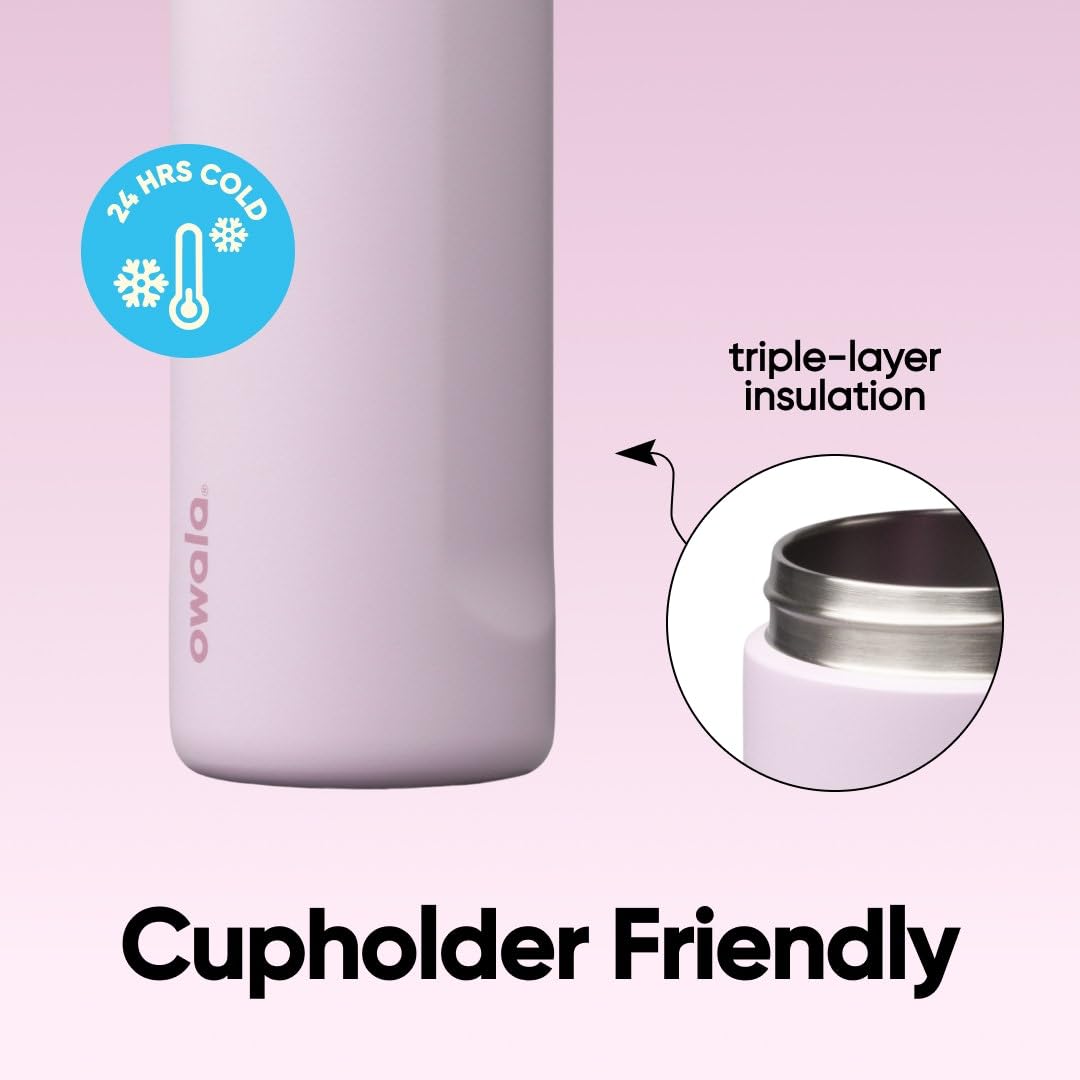 FreeSip Stainless Steel Water Bottle 24 oz Lilac You A lot (Lilac You A Lot / 24 Ounces)