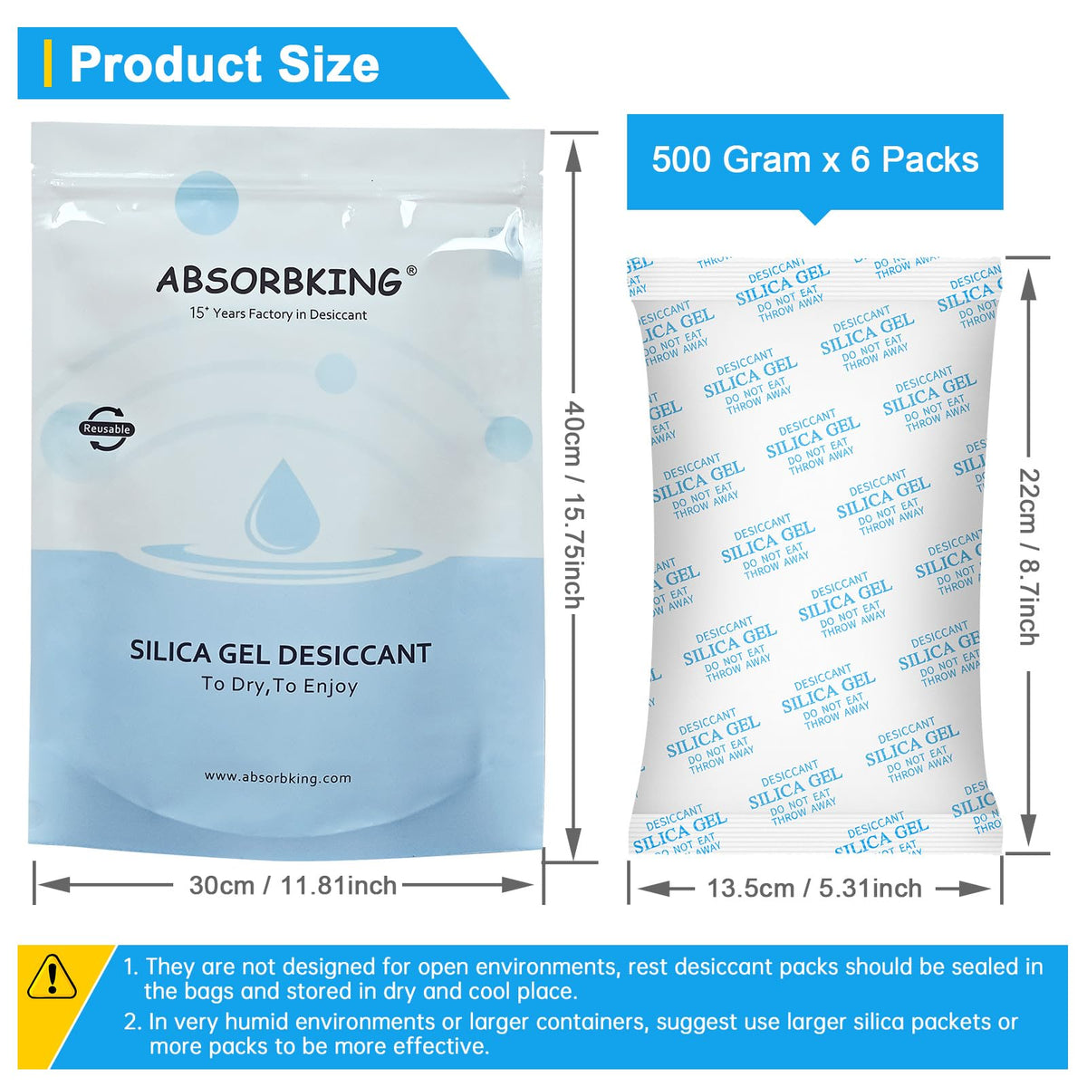 Desiccant Packs (500G)