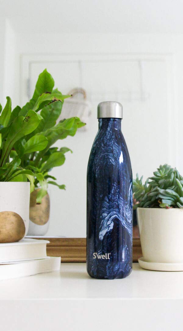 Stainless Steel Water Bottle (Azurite Marble / 17 Ounces)