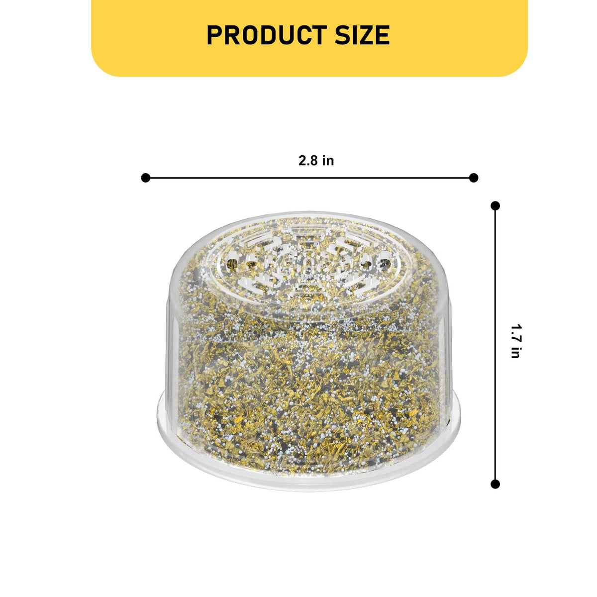 2 Pack Shower Head Filter Replacement Cartridge Compatible with All Canopy Fixed & Handheld Filtered Shower Head (2 Pack)