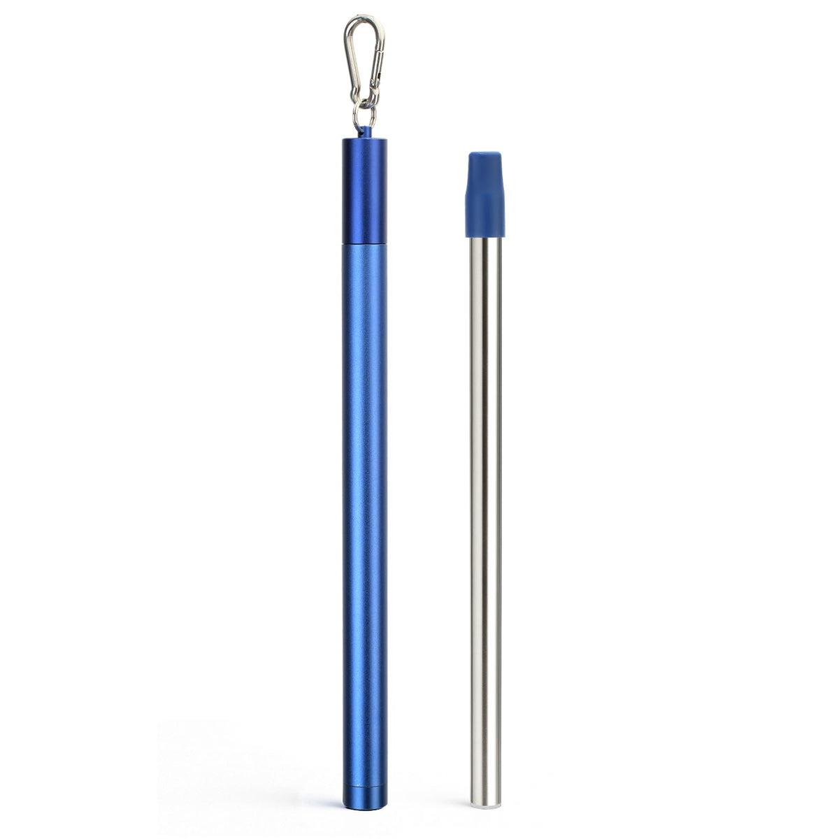 Stainless Steel Water Filter Straw (Navy Blue / 1 Pack)