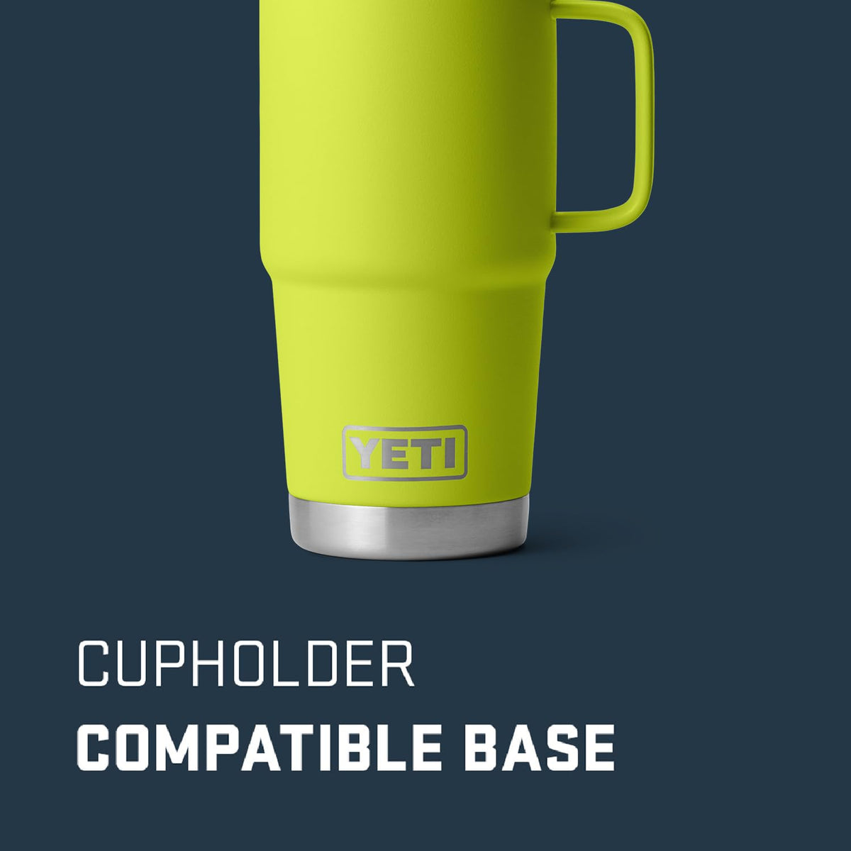 Rambler 20 oz Travel Mug (Chartreuse)