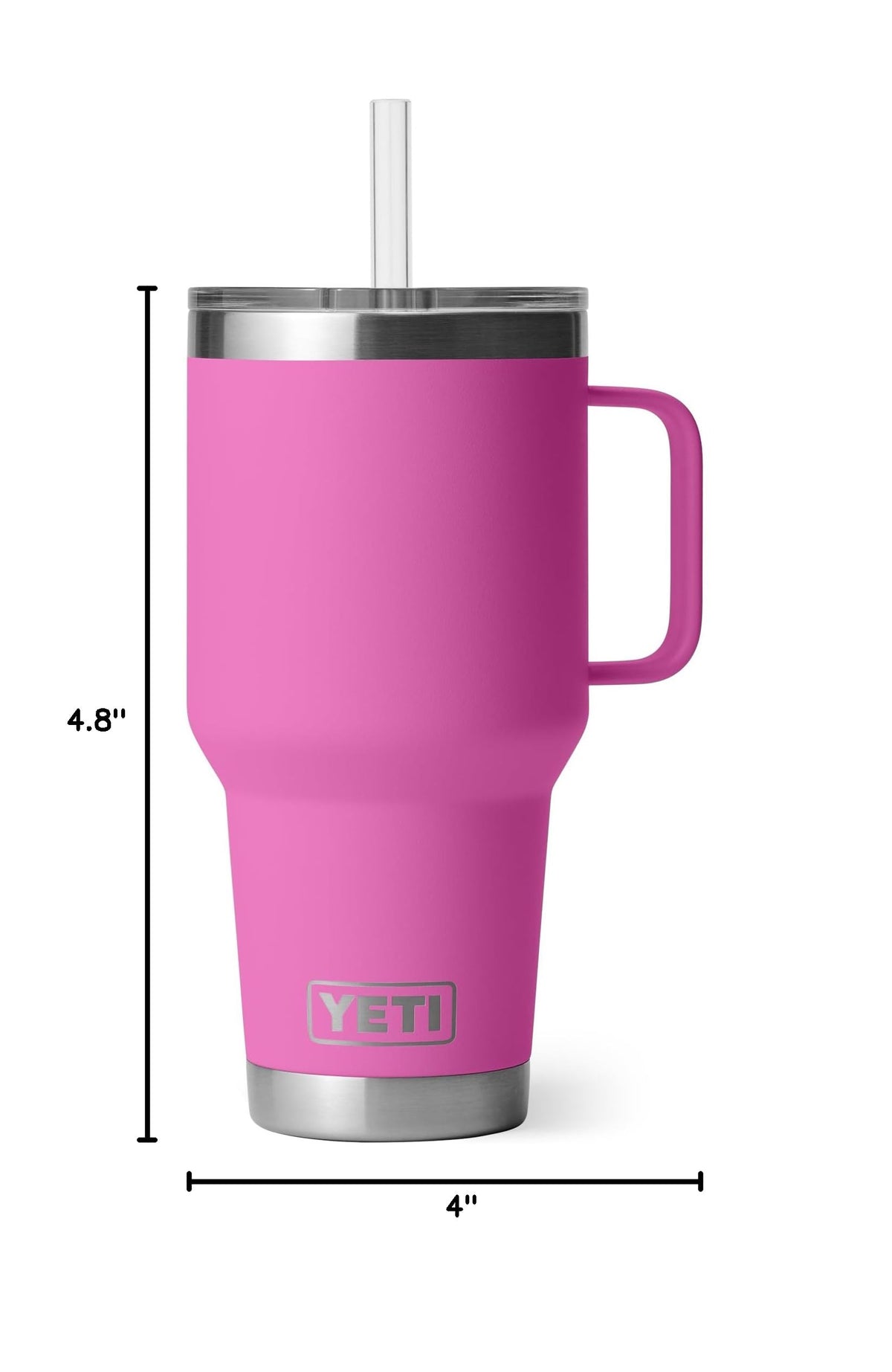 Rambler 35 oz Straw Mug (Wildflower Fuchsia / 35 Ounces)