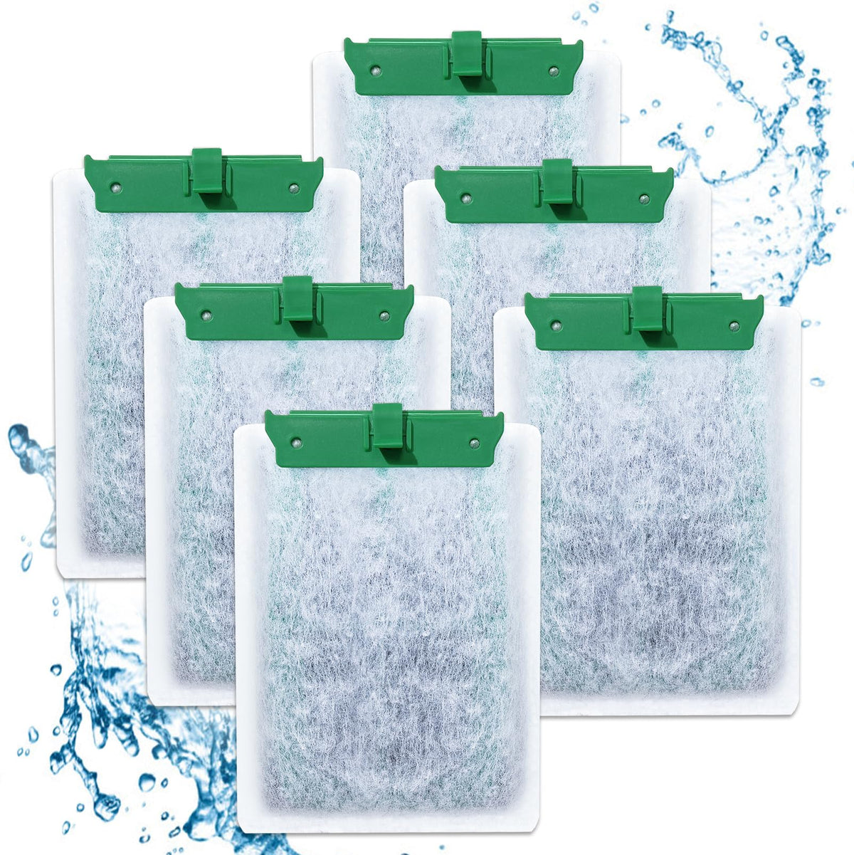 6 Pcs Filter Cartridges Compatible with Tetra Whisper Medium PF10 (Medium,6 Pack)
