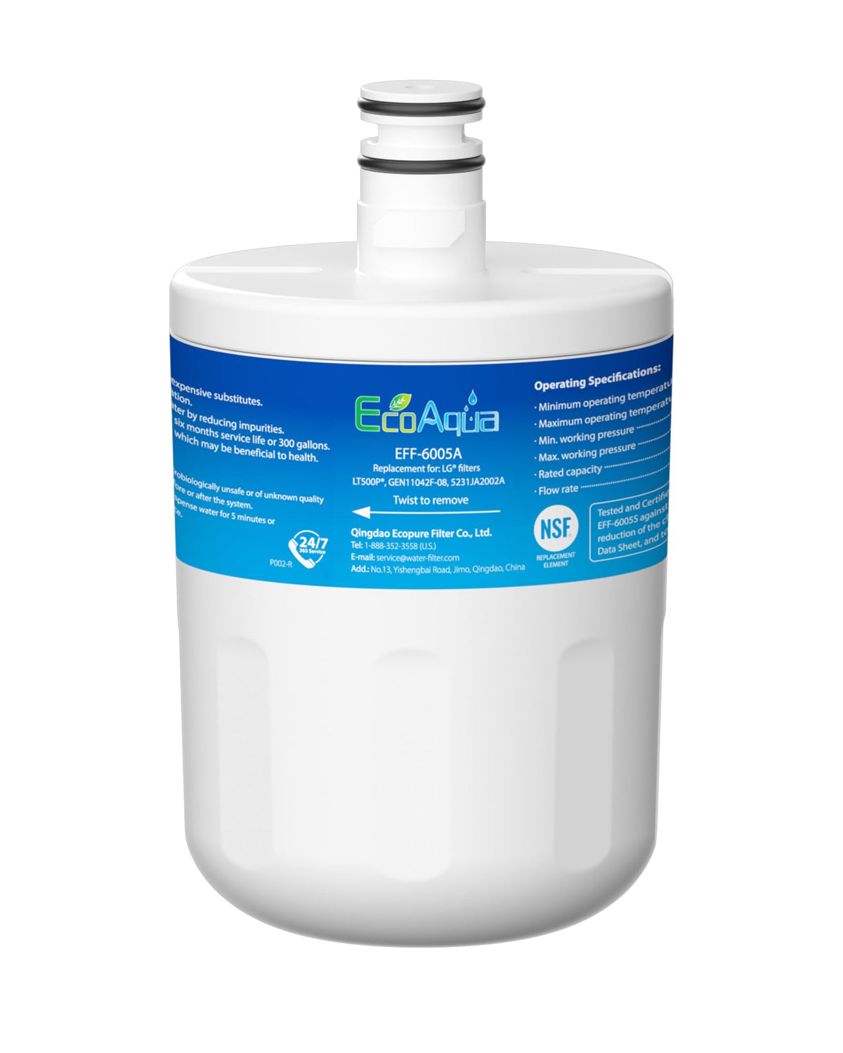 5231JA2002A Refrigerator Water Filter (1 Count (Pack of 1))