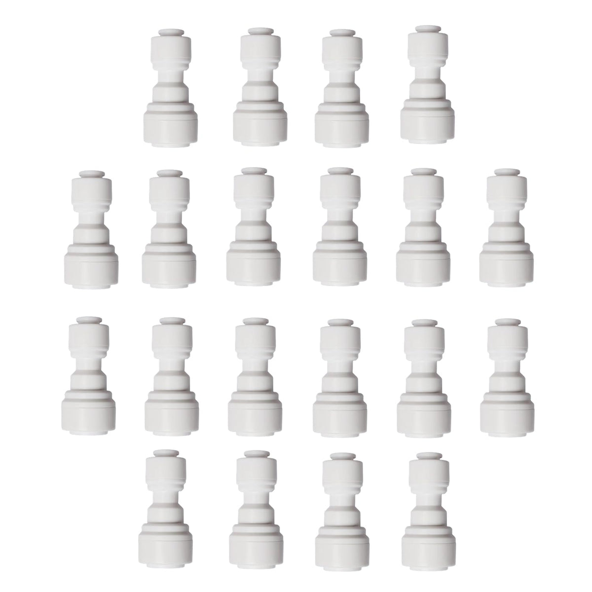 20 Pack 1 4" to 3 (3/8" -1/4"straight connect(20))