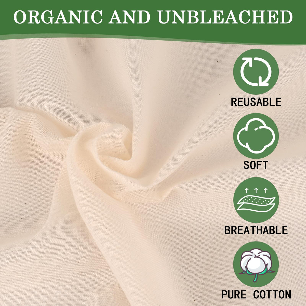 9 PCS Cheese Cloths (Extra Large)